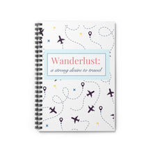 Load image into Gallery viewer, Wanderlust Spiral Notebook
