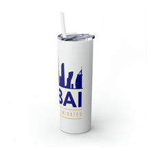 Load image into Gallery viewer, Dubai City Skinny Tumbler with Straw
