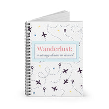Load image into Gallery viewer, Wanderlust Spiral Notebook