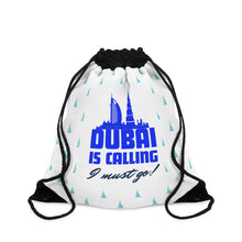 Load image into Gallery viewer, Dubai is Calling Drawstring Bag