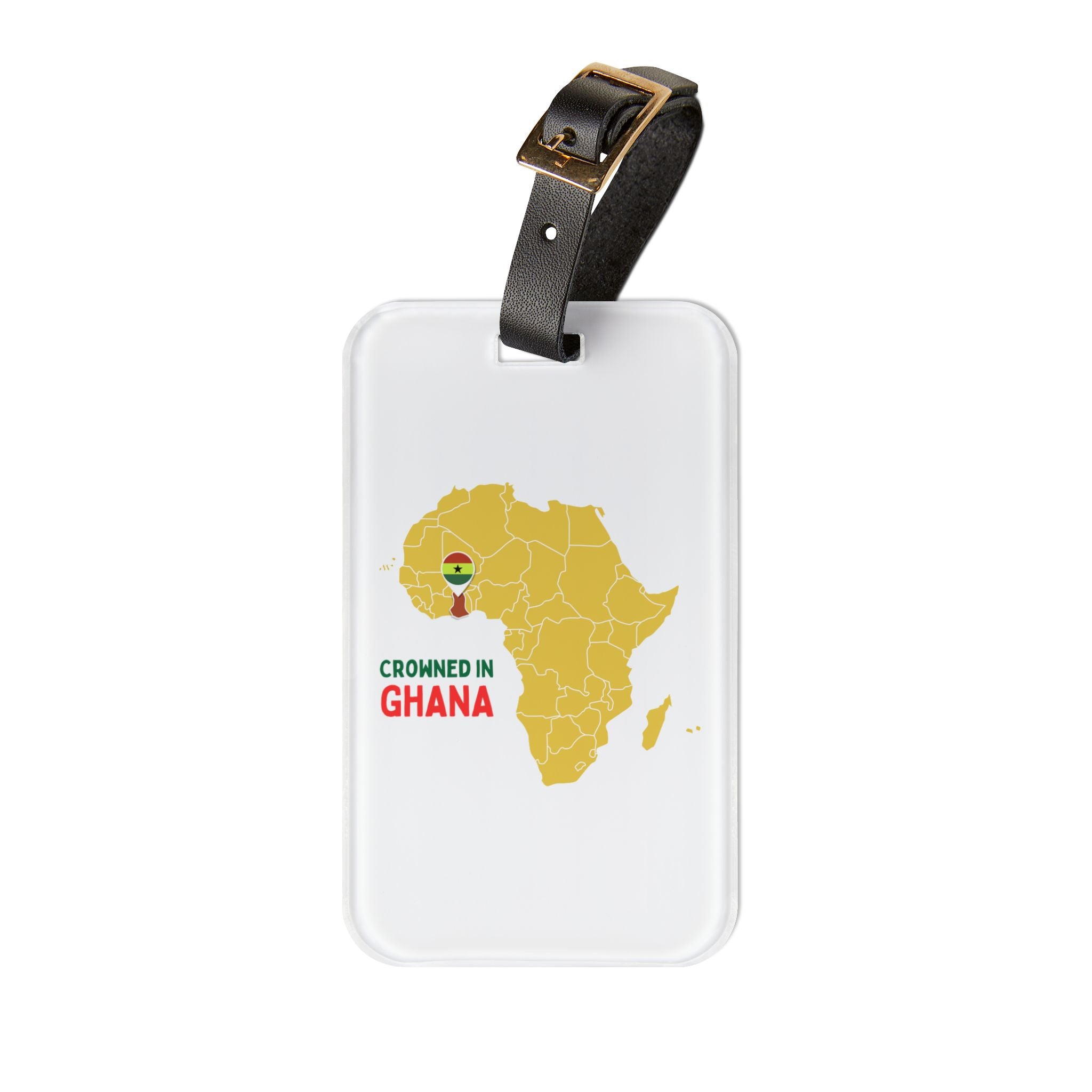 Crowned in Ghana - Luggage Tag