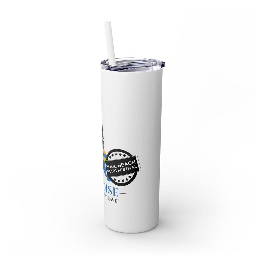 Skinny Tumbler with Straw, 20oz