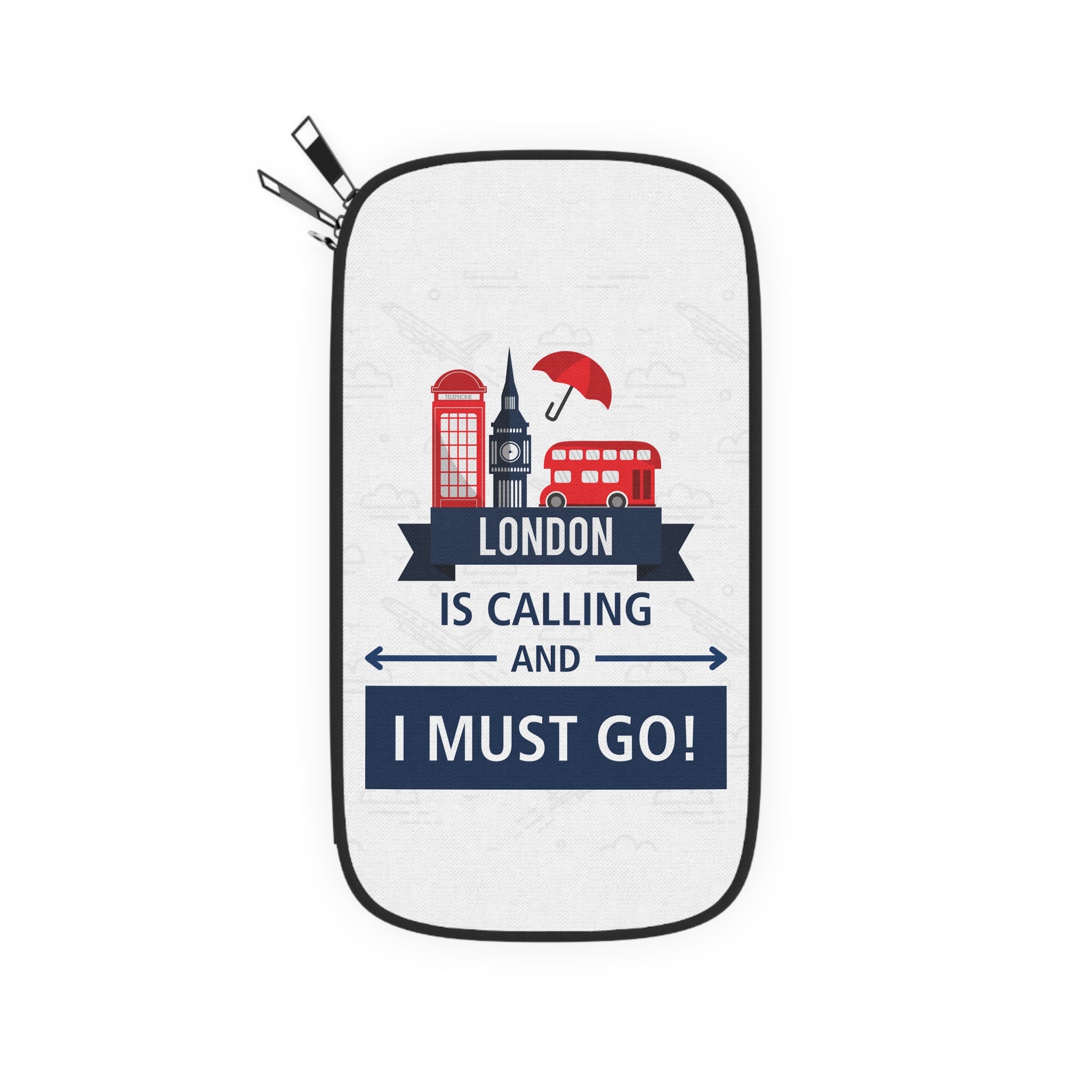 London Is Calling Passport Wallet