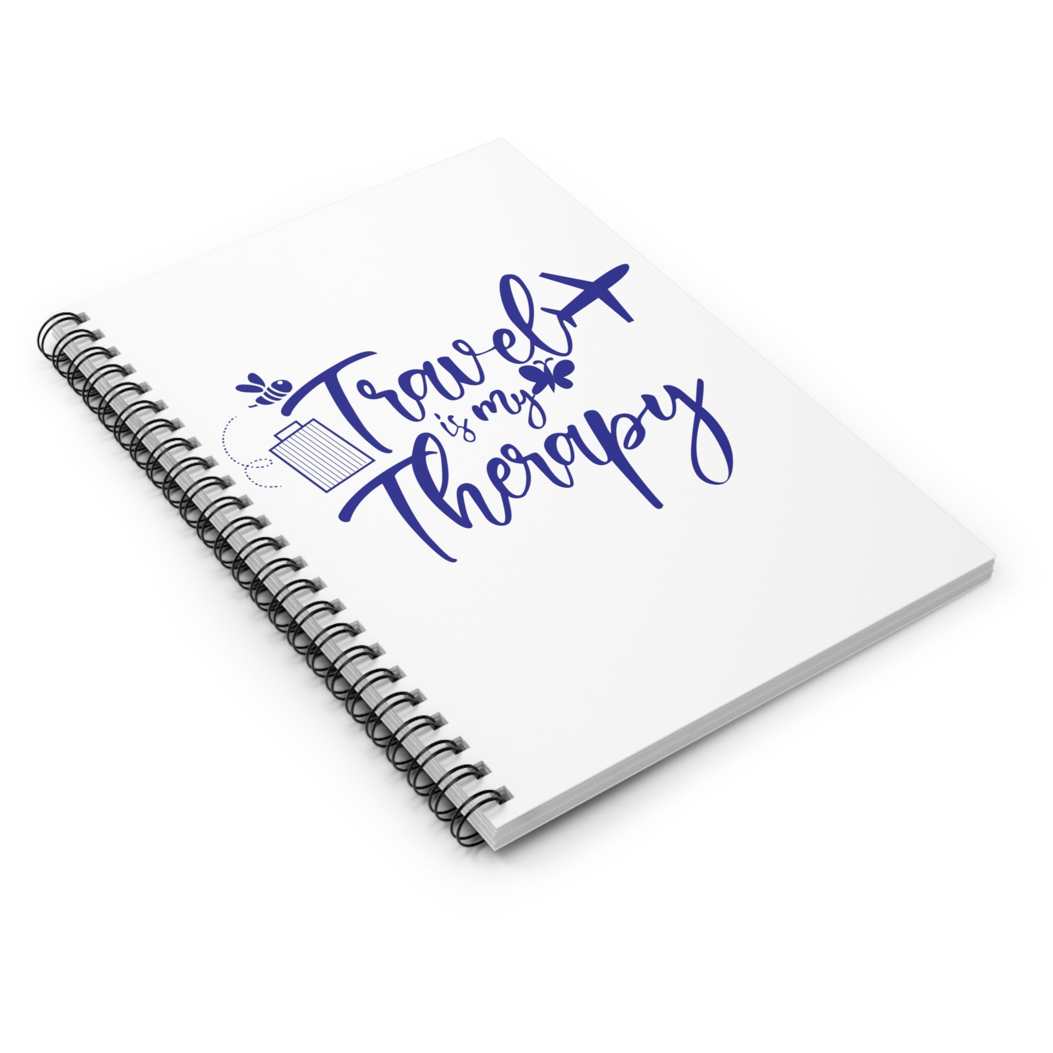 Travel is My Therapy Spiral Notebook