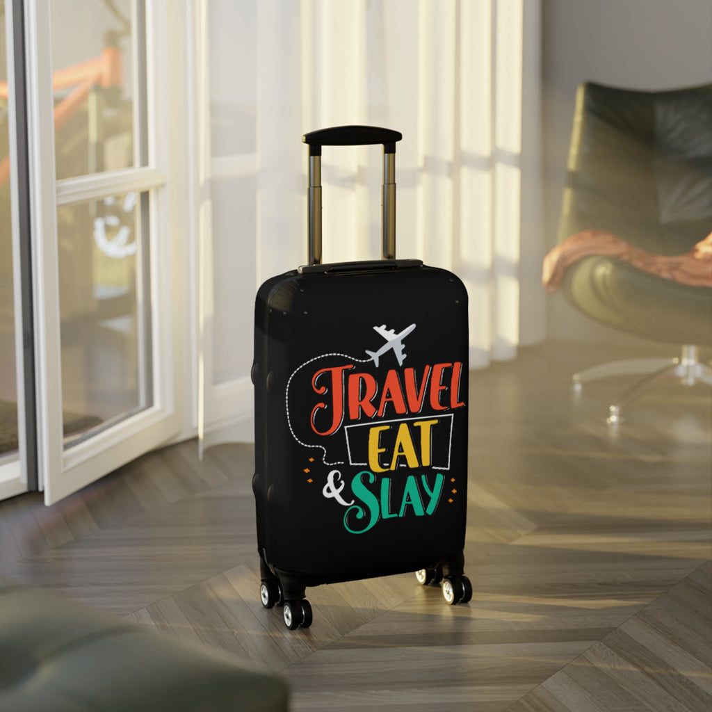 Travel Eat Slay Luggage Cover