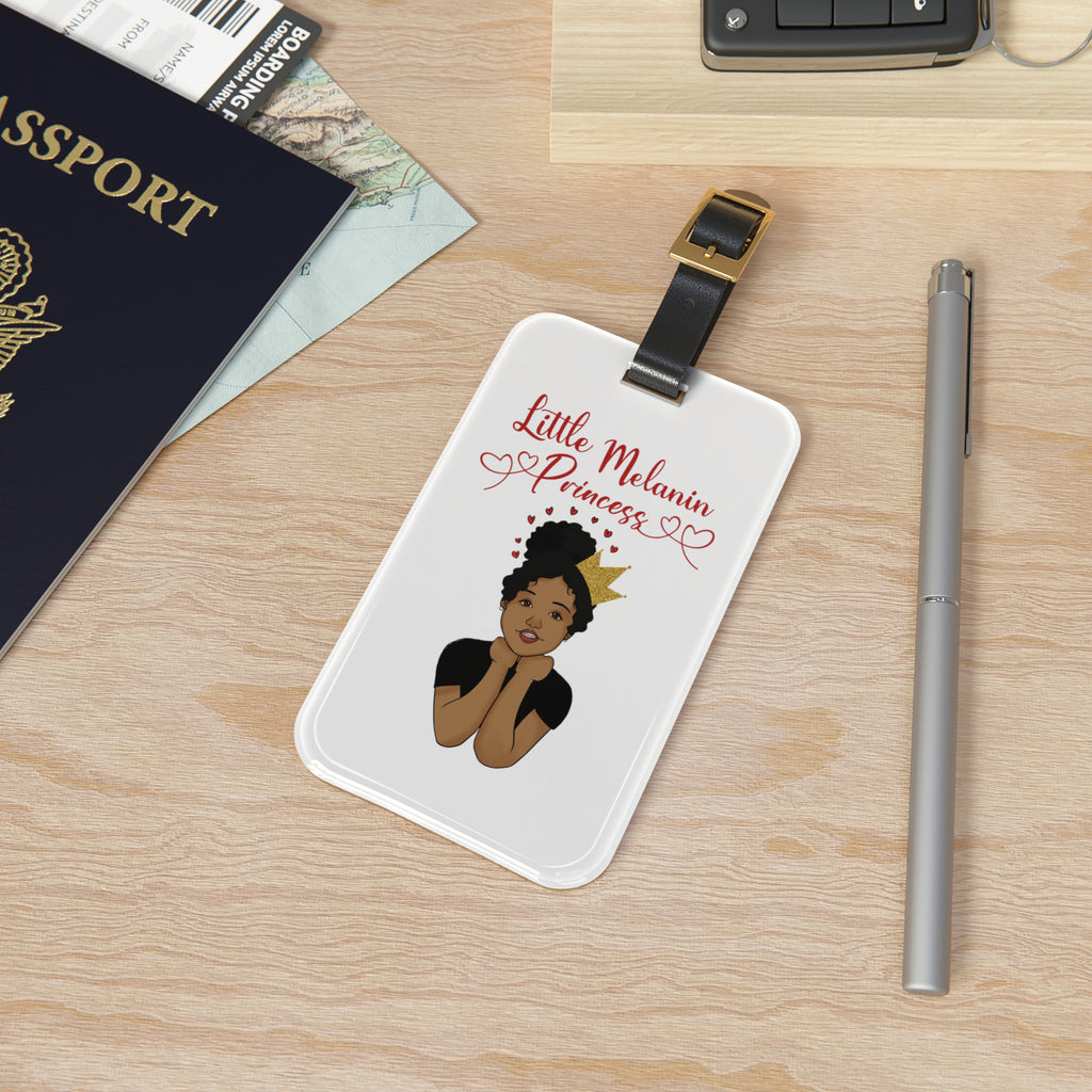 Little Melanin Princess Luggage Tag