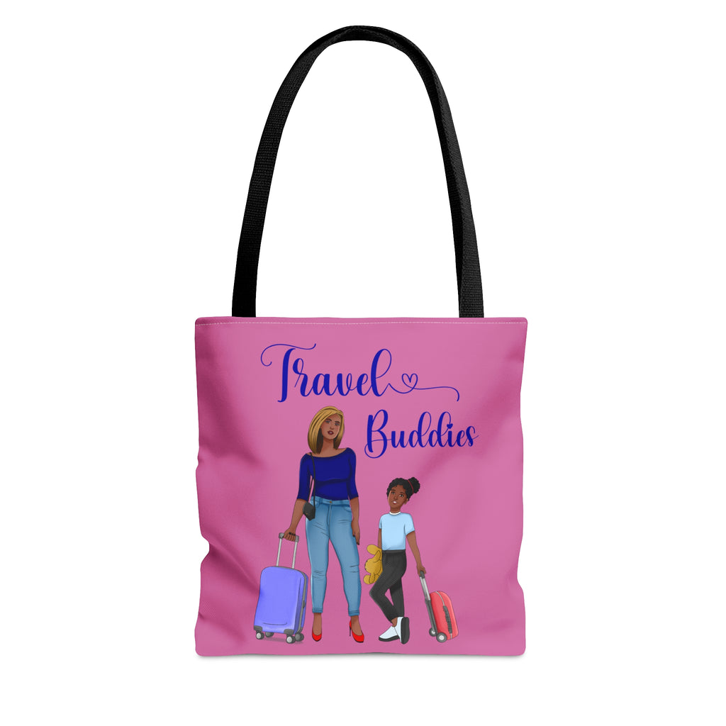 Travel Buddies Tote Bag - Pink