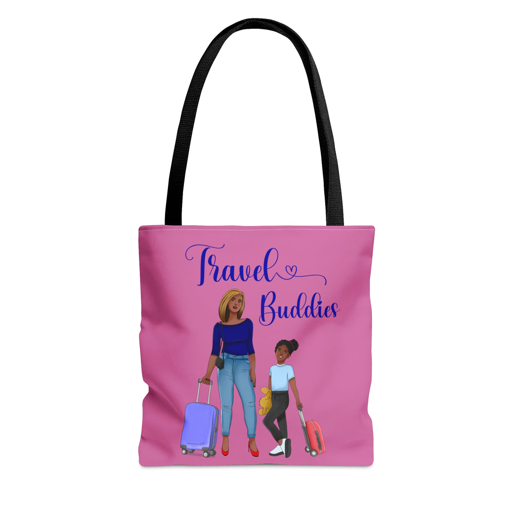 Travel Buddies Tote Bag - Pink