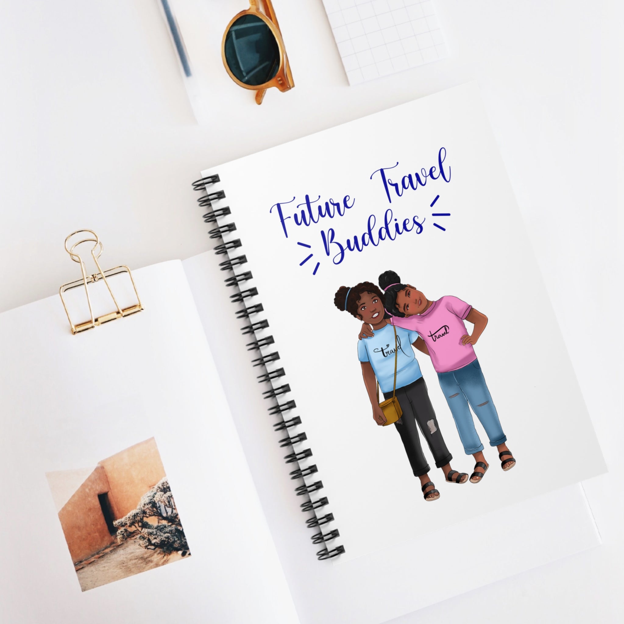 Future Travel Buddies Spiral Notebook