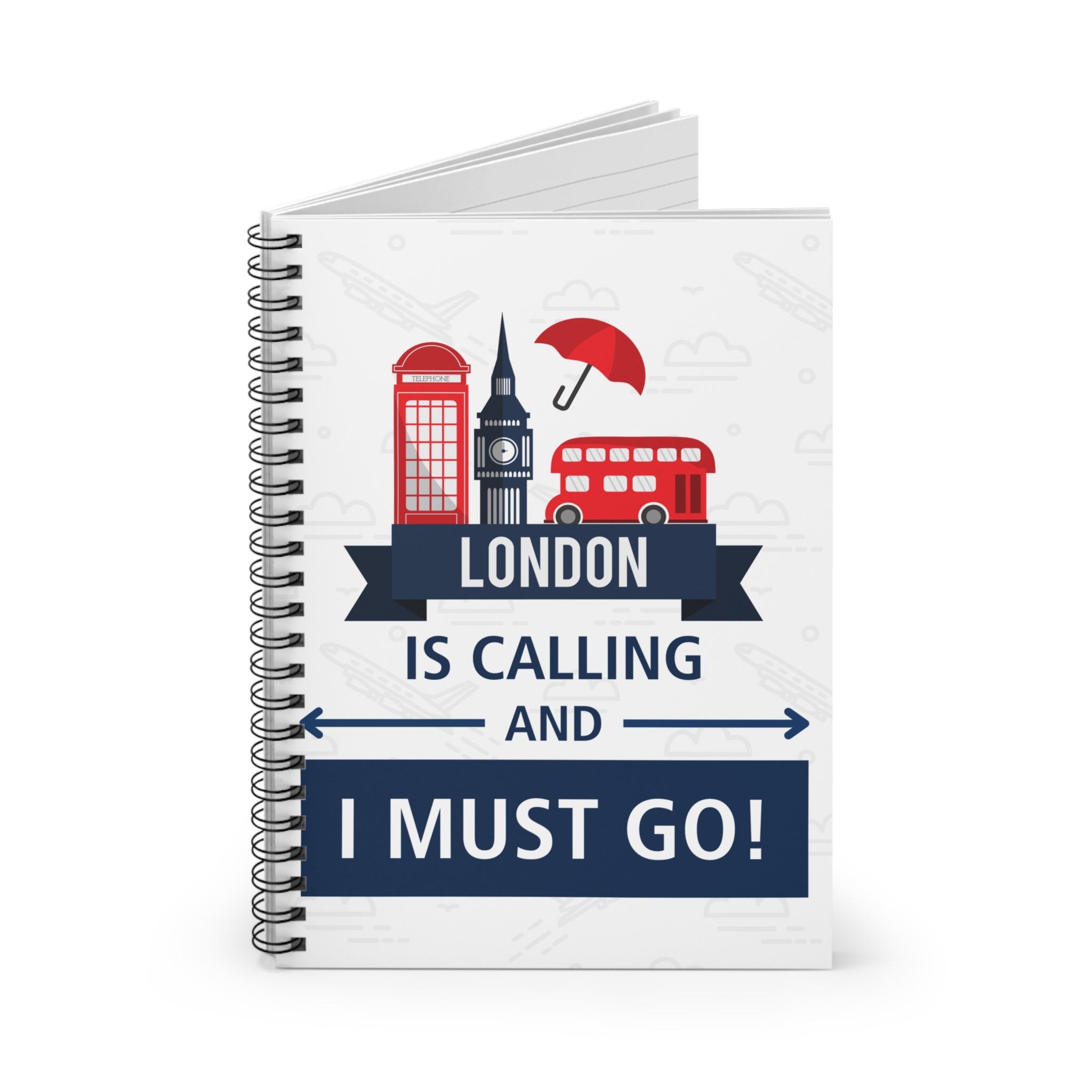 London is Calling Spiral Notebook