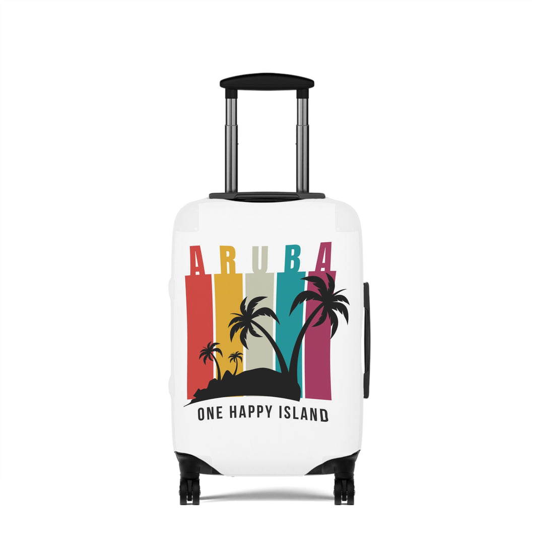 Aruba One Happy Island Luggage Cover