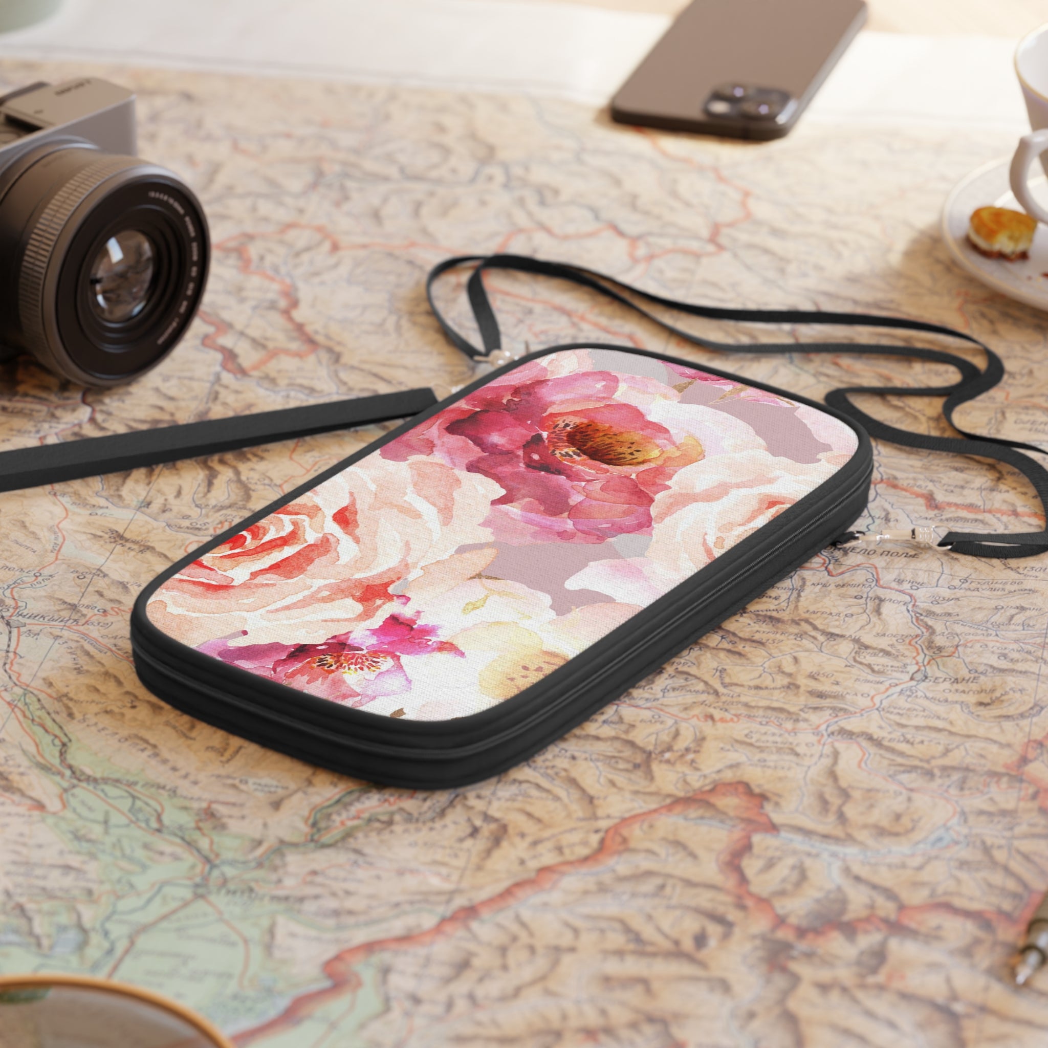 Floral Passport Wallet