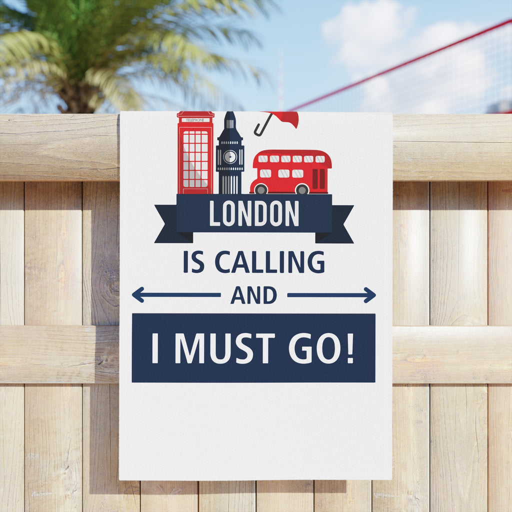 London is Calling Beach Towels