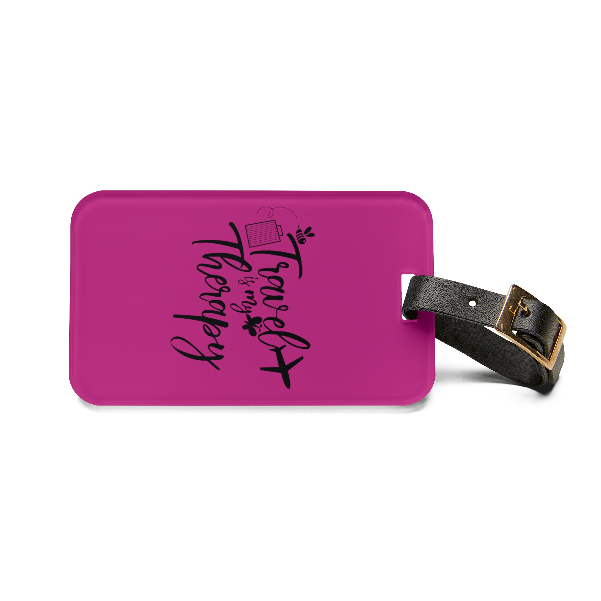 Travel is My Therapy Luggage Tag