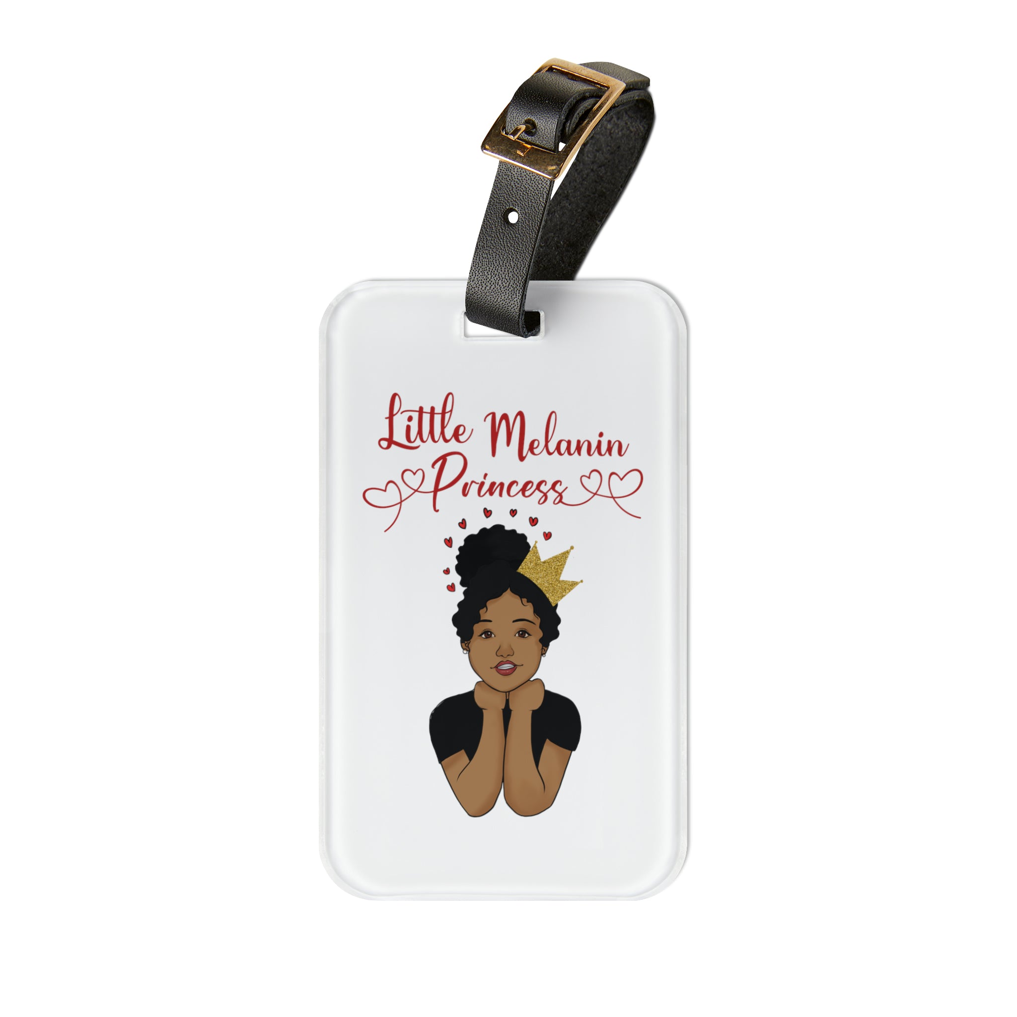 Little Melanin Princess Luggage Tag