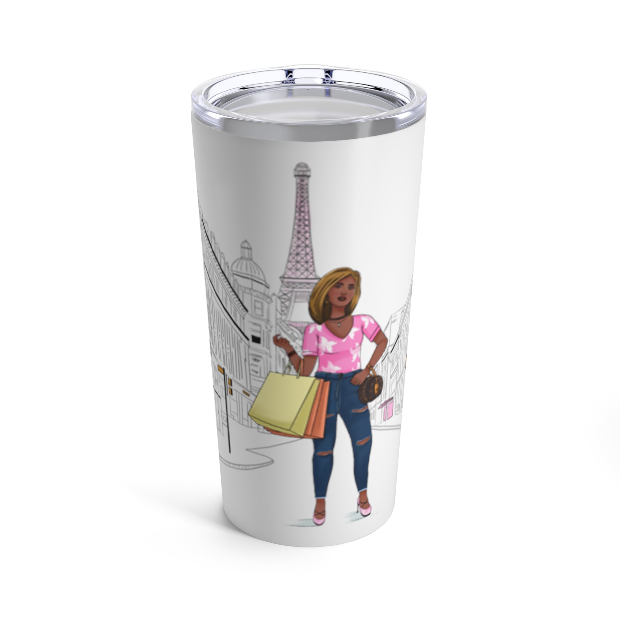 Shopping in Paris Tumbler