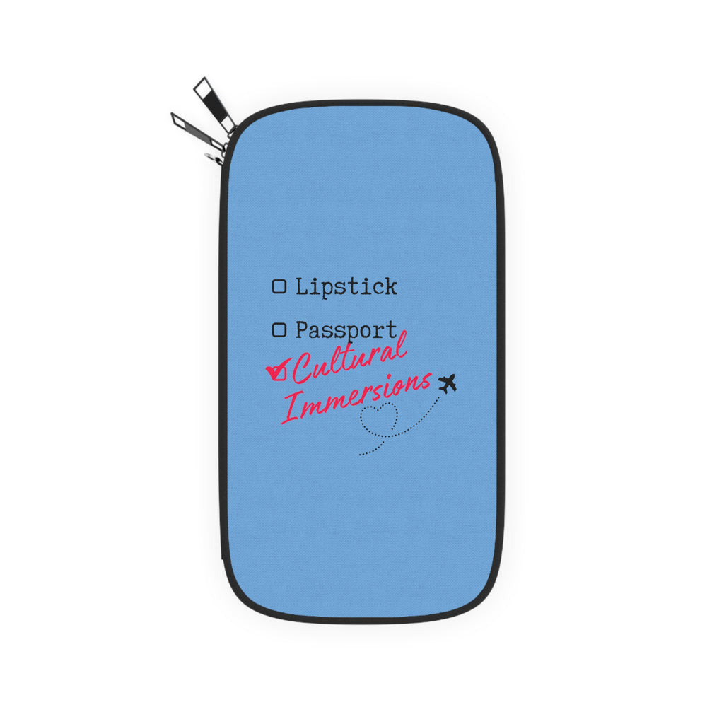 Cultural Immersions Passport Wallet - Light Blue
