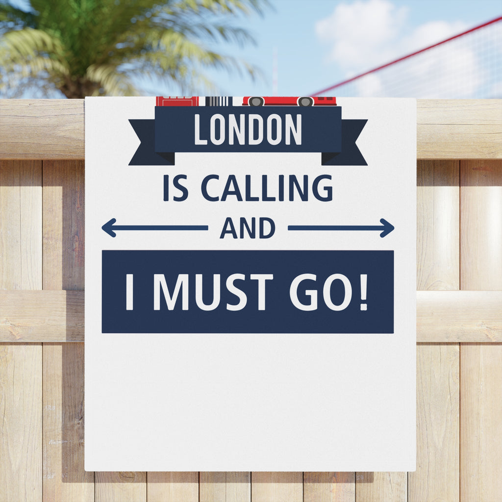 London is Calling Beach Towels