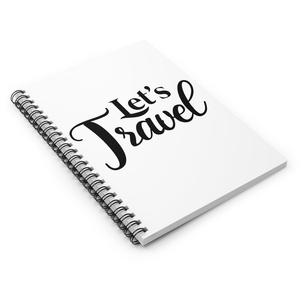 Let's Travel Spiral Notebook