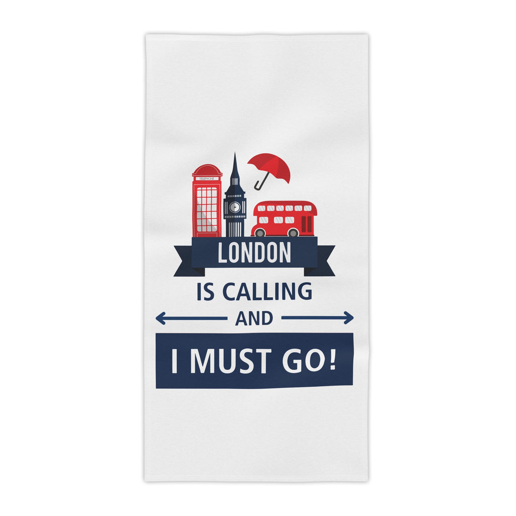 London is Calling Beach Towels