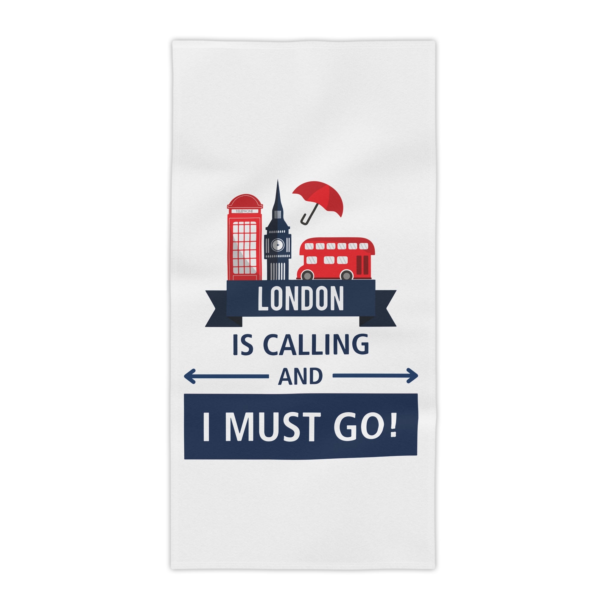London is Calling Beach Towels