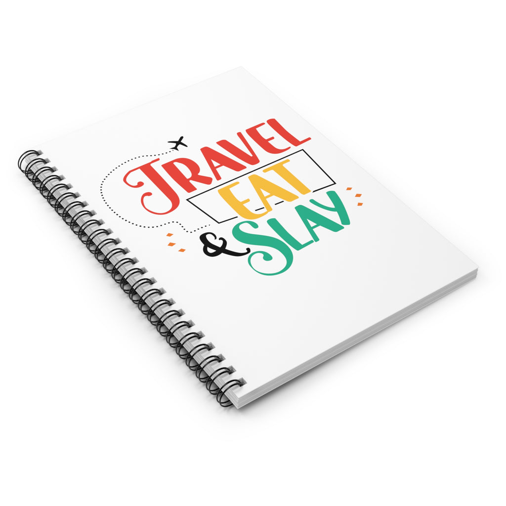 Travel Eat Slay Spiral Notebook