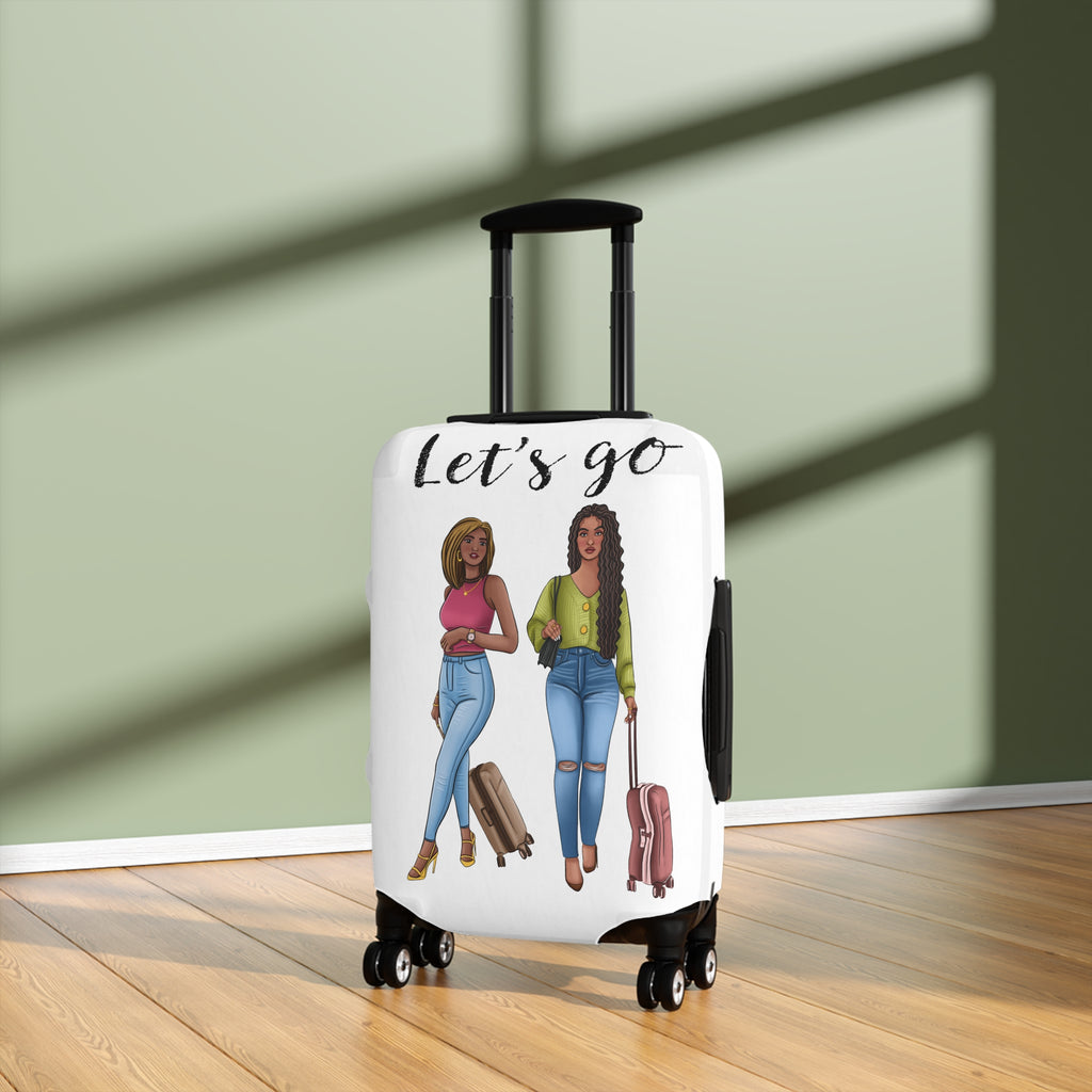 "Let's Go" Luggage Cover