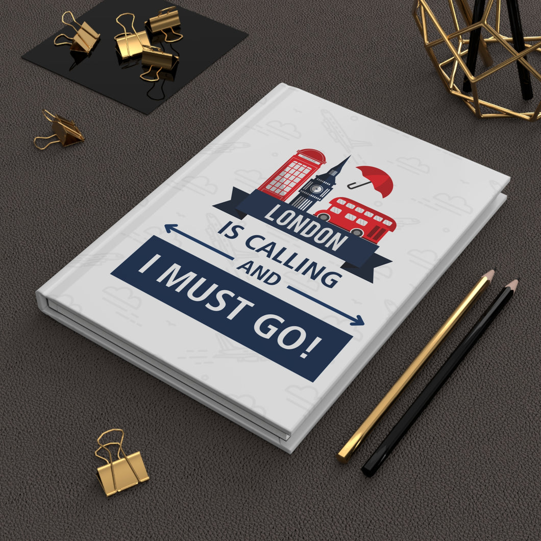 London is Calling Hardcover Journal Matte