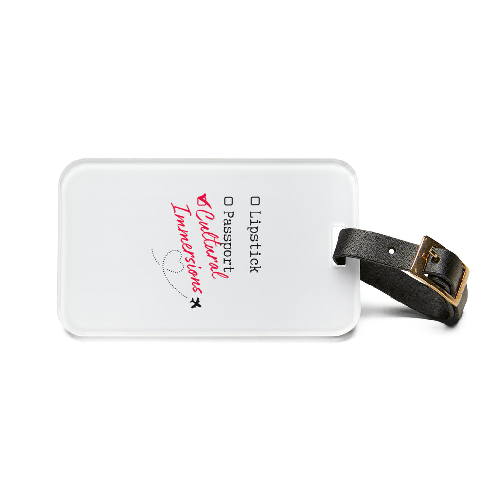 Cultural Immersions Luggage Tag