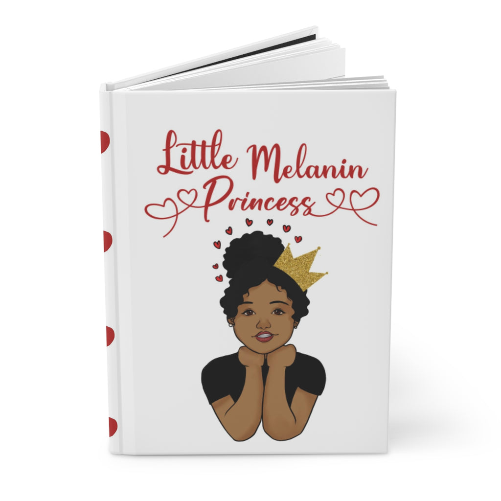 Little Melanin Princess Hardcover Journal Matte
