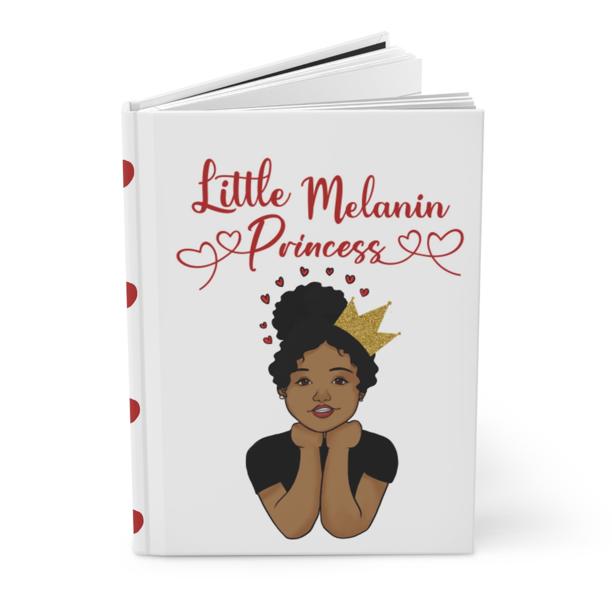 Little Melanin Princess Hardcover Journal Matte