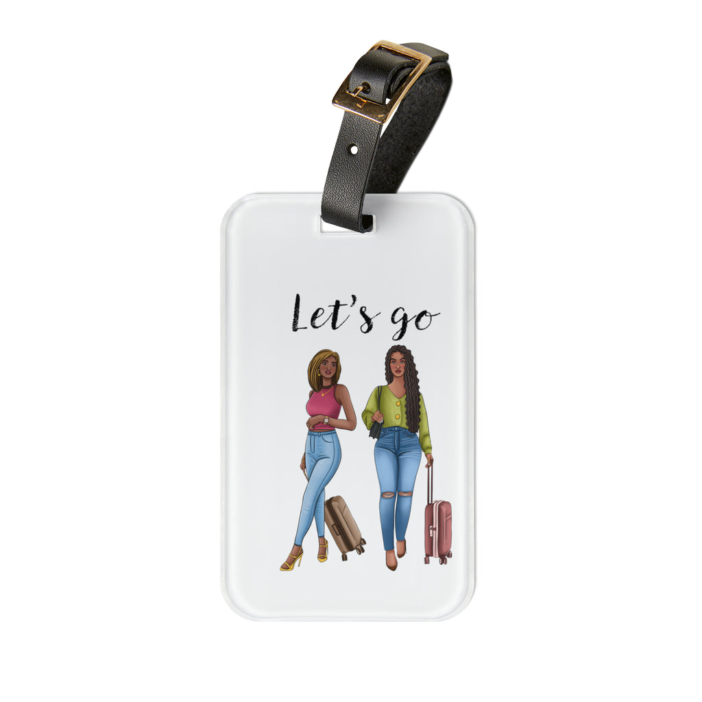 Let's Go Luggage Tag