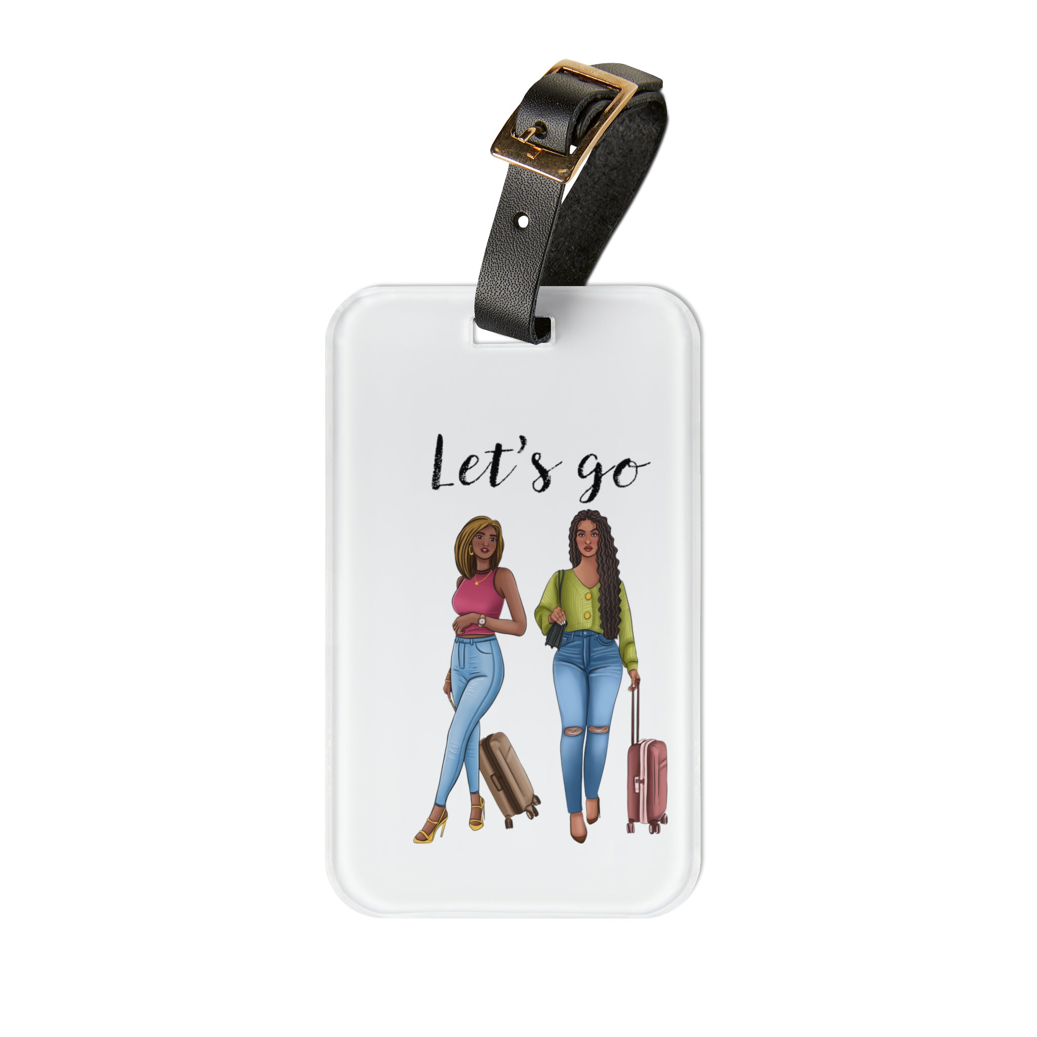 Let's Go Luggage Tag