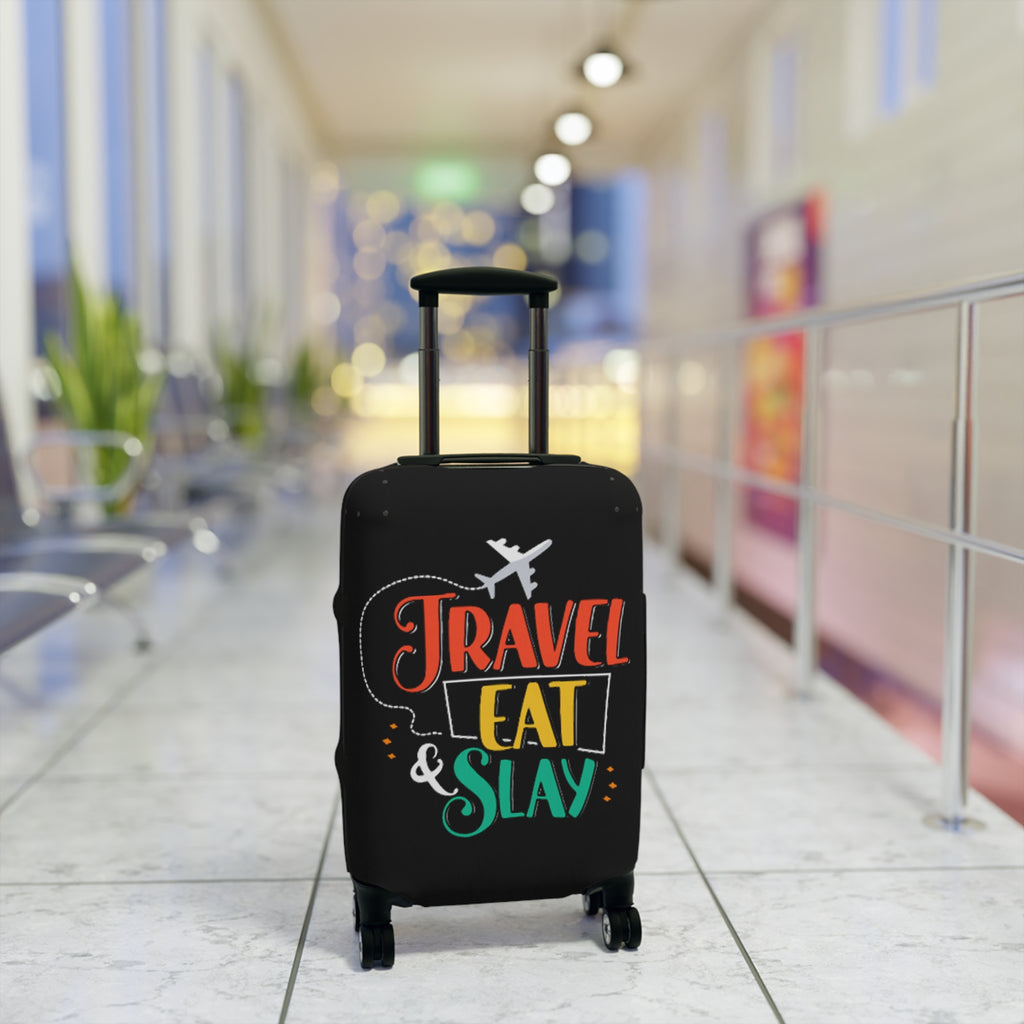 Travel Eat Slay Luggage Cover