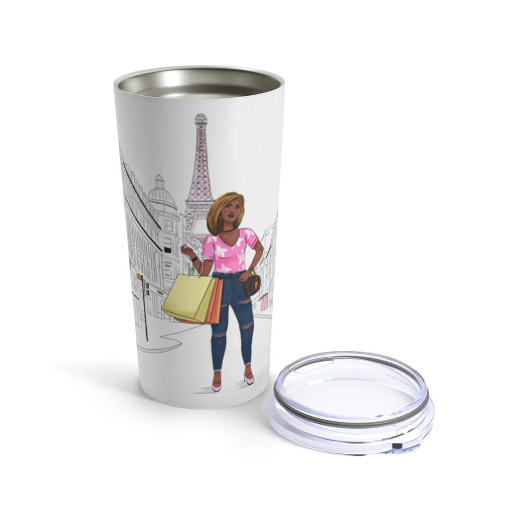 Shopping in Paris Tumbler
