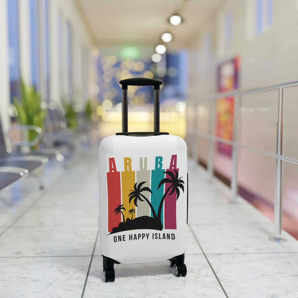 Aruba One Happy Island Luggage Cover