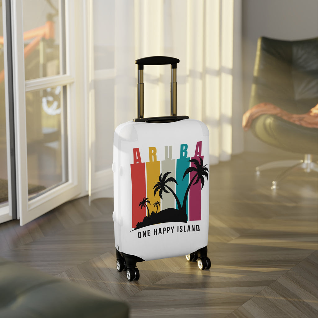 Aruba One Happy Island Luggage Cover