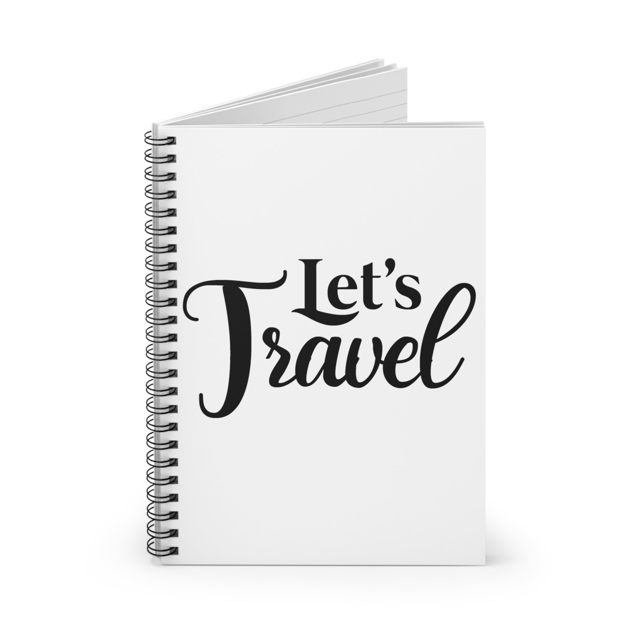 Let's Travel Spiral Notebook