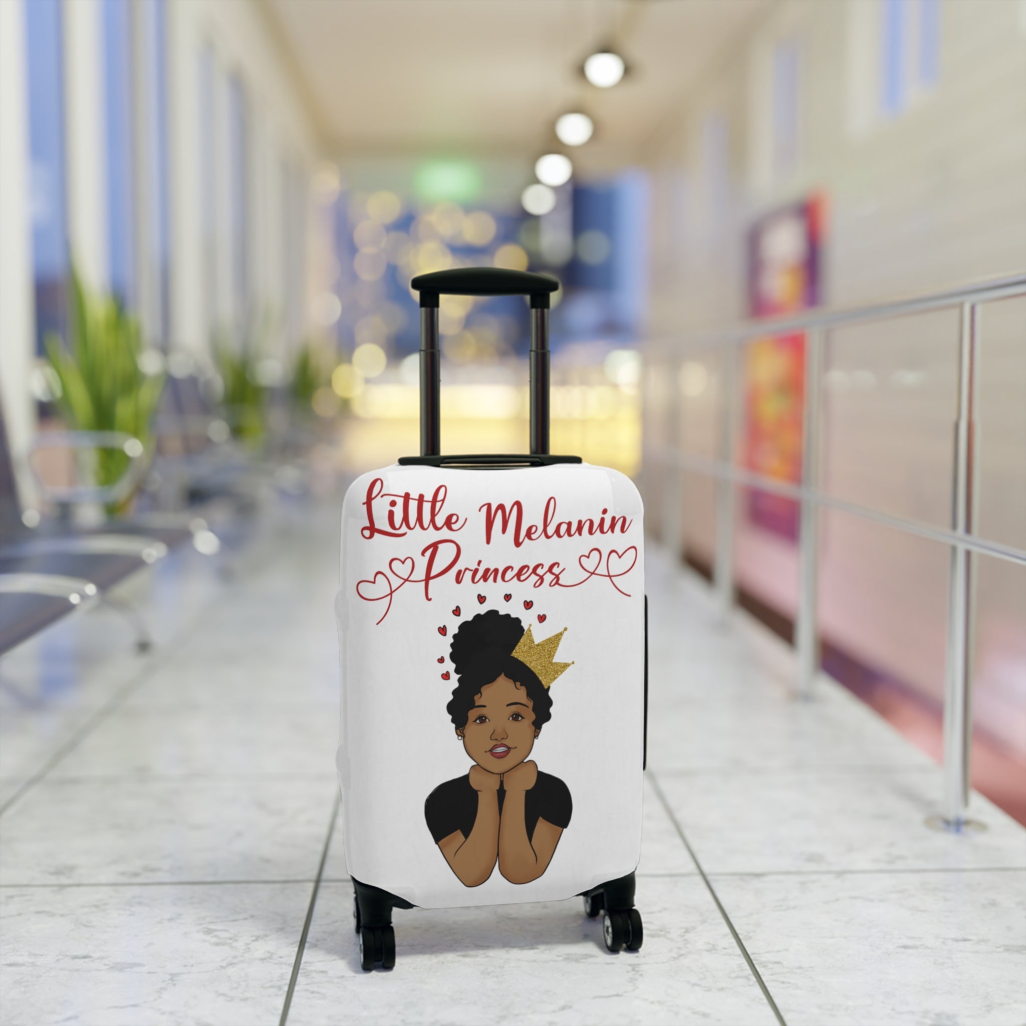 Little Melanin Princess Luggage Cover