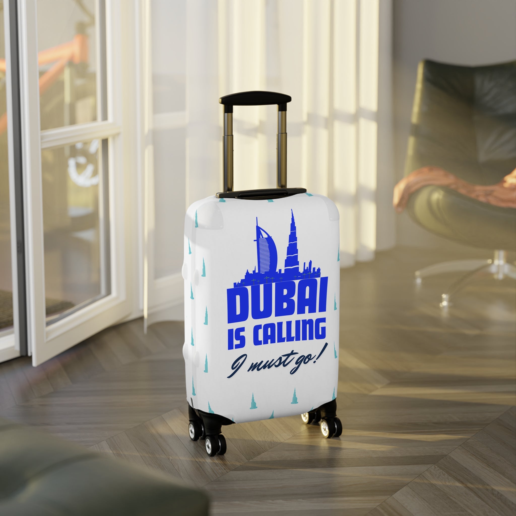 Dubai is Calling Luggage Cover
