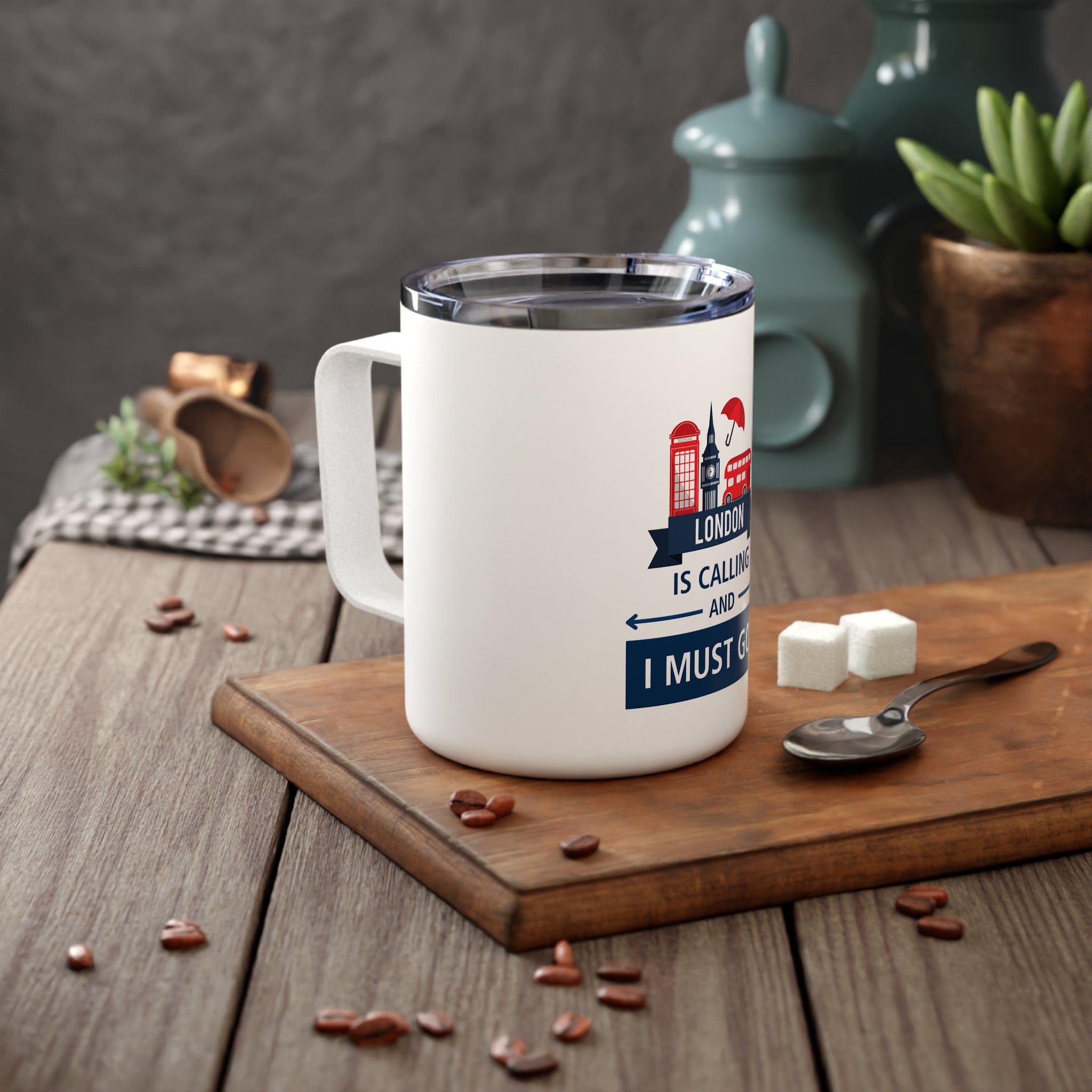 London is Calling Insulated Coffee Mug